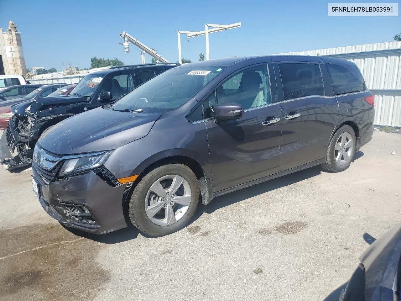 2020 Honda Odyssey Exl VIN: 5FNRL6H78LB053991 Lot: 69885384