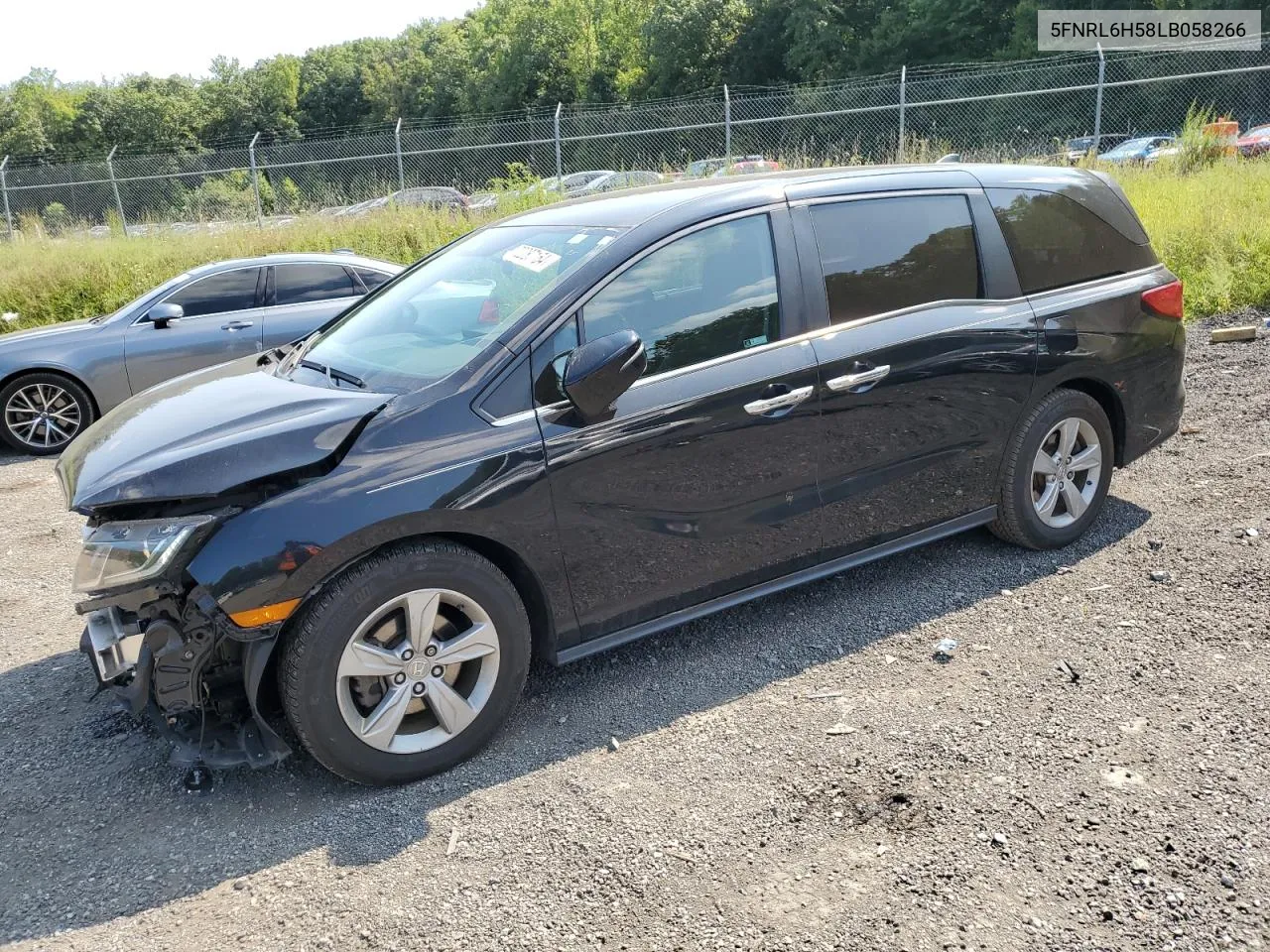 2020 Honda Odyssey Ex VIN: 5FNRL6H58LB058266 Lot: 70287154