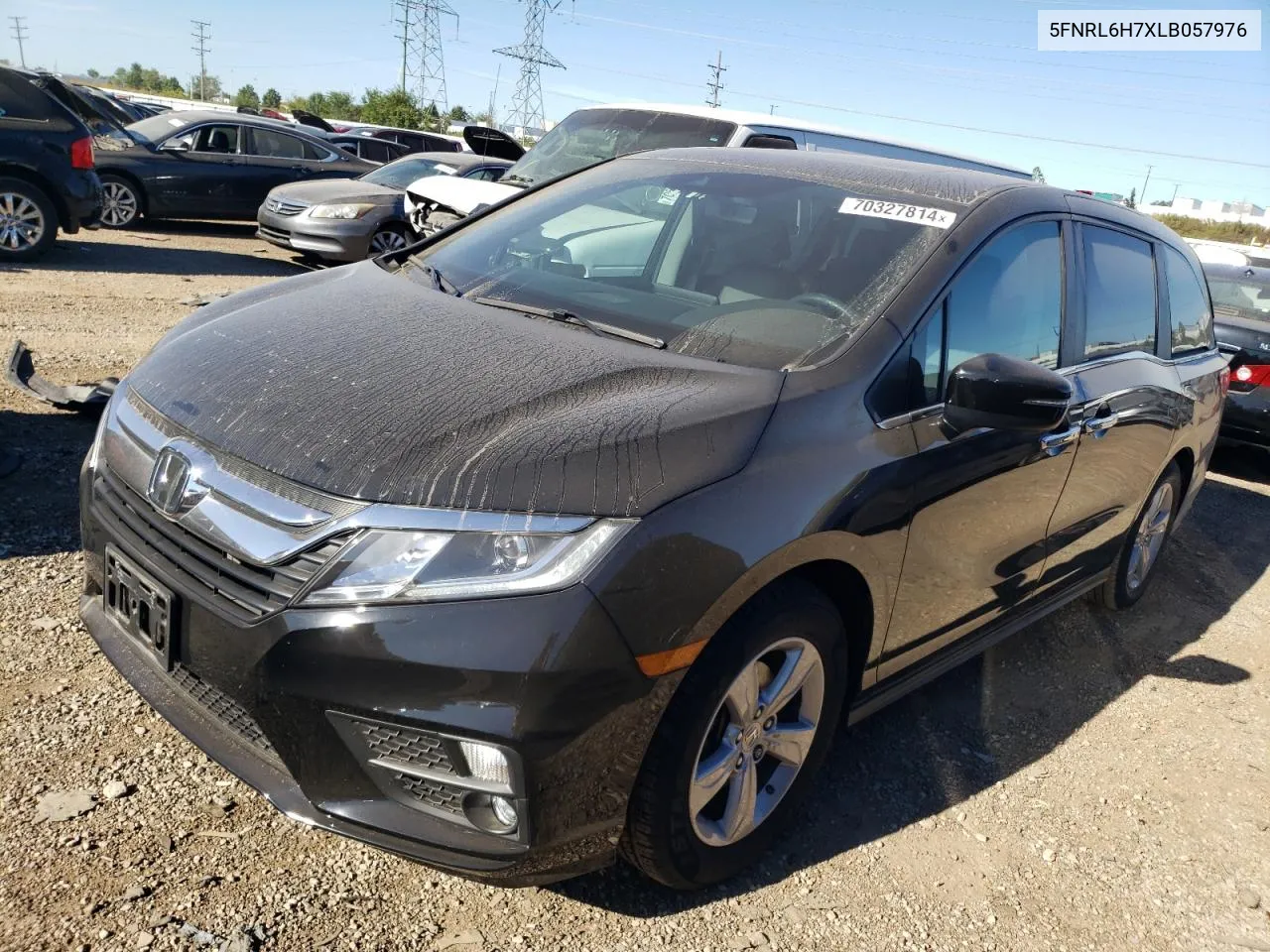 2020 Honda Odyssey Exl VIN: 5FNRL6H7XLB057976 Lot: 70327814