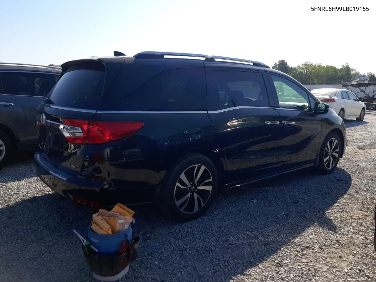 2020 Honda Odyssey Elite VIN: 5FNRL6H99LB019155 Lot: 70838764