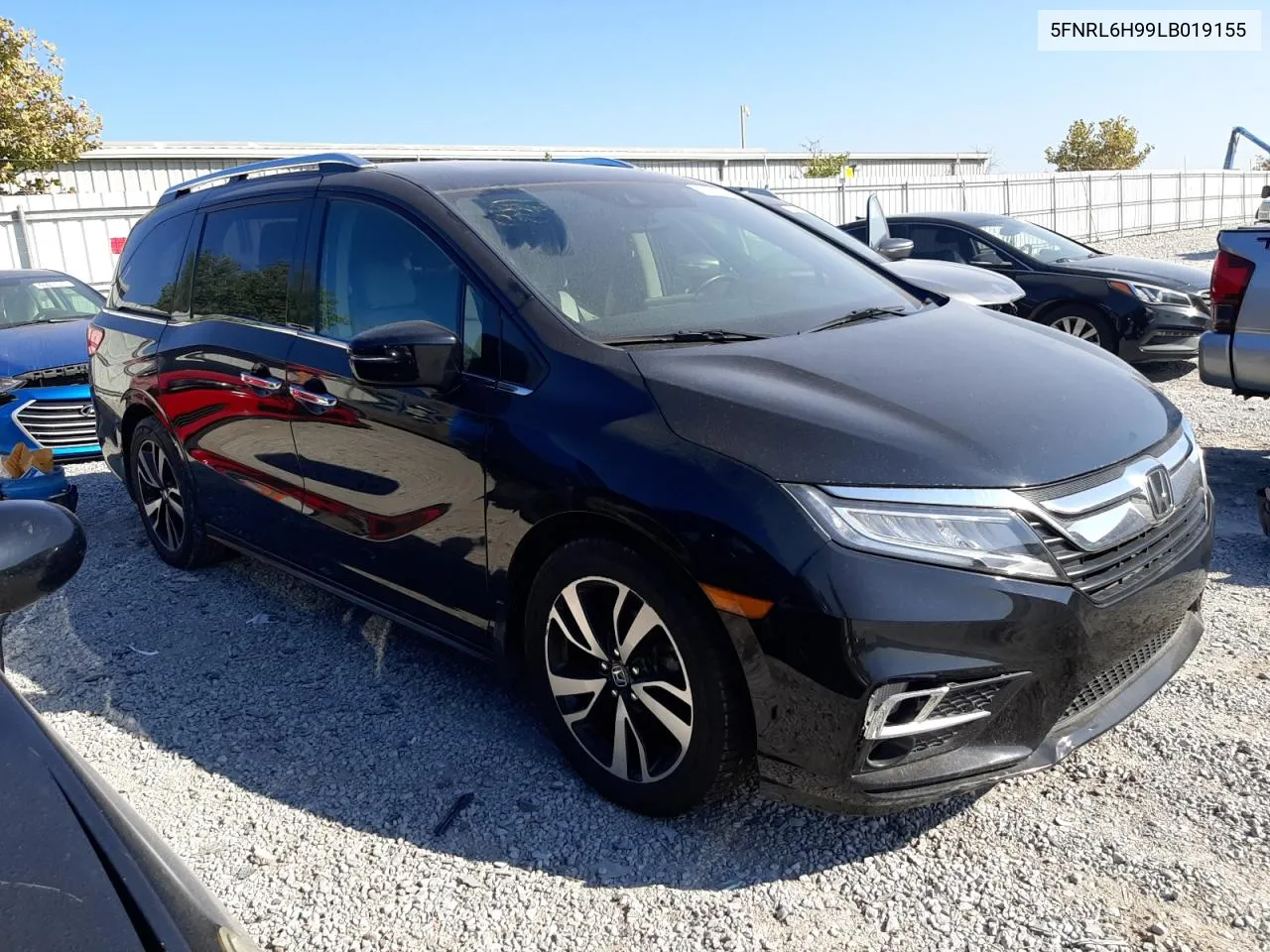 2020 Honda Odyssey Elite VIN: 5FNRL6H99LB019155 Lot: 70838764