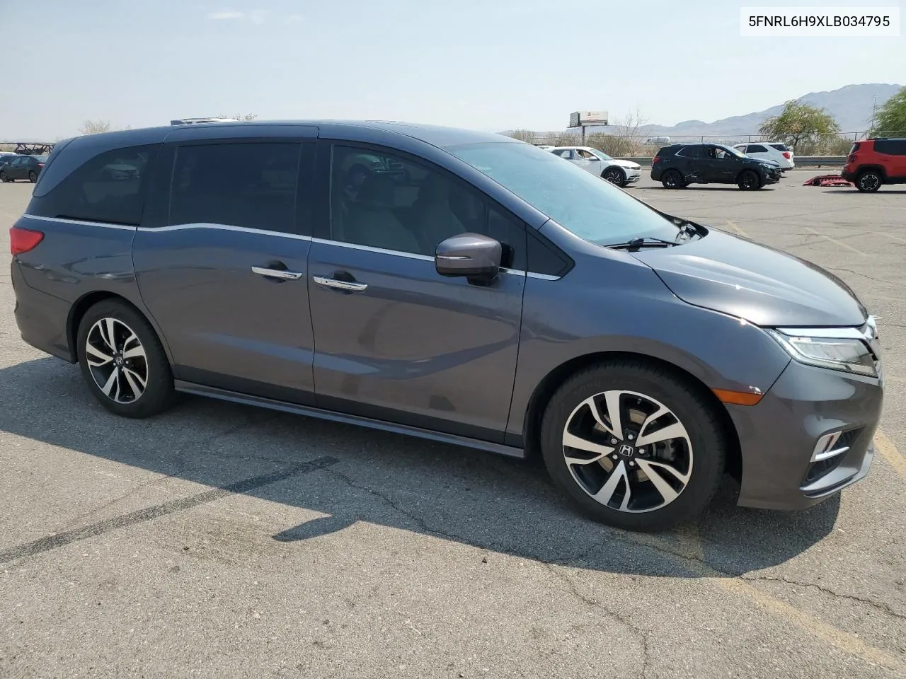 2020 Honda Odyssey Elite VIN: 5FNRL6H9XLB034795 Lot: 70928484