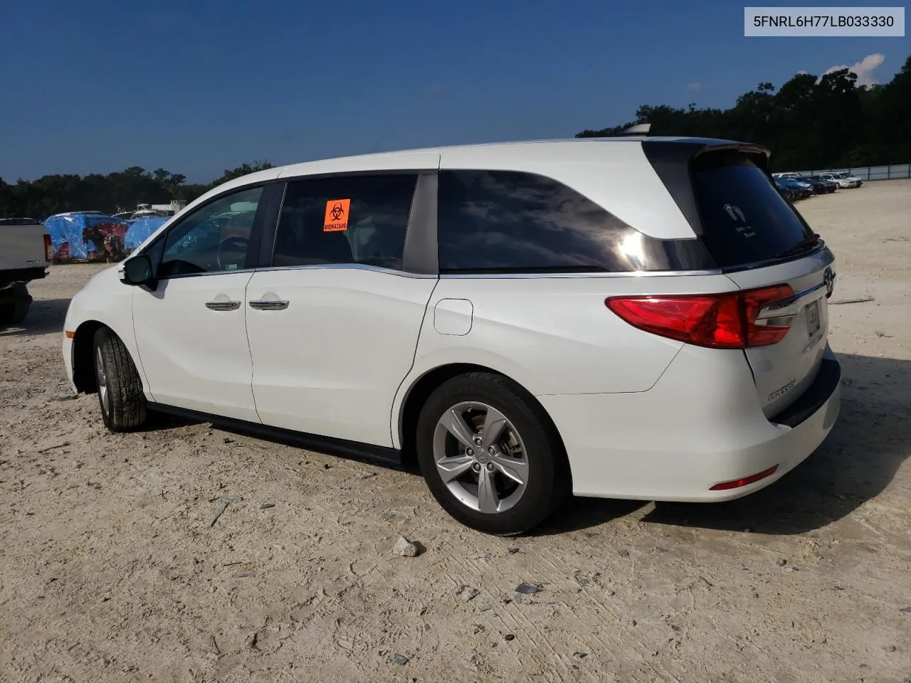 5FNRL6H77LB033330 2020 Honda Odyssey Exl