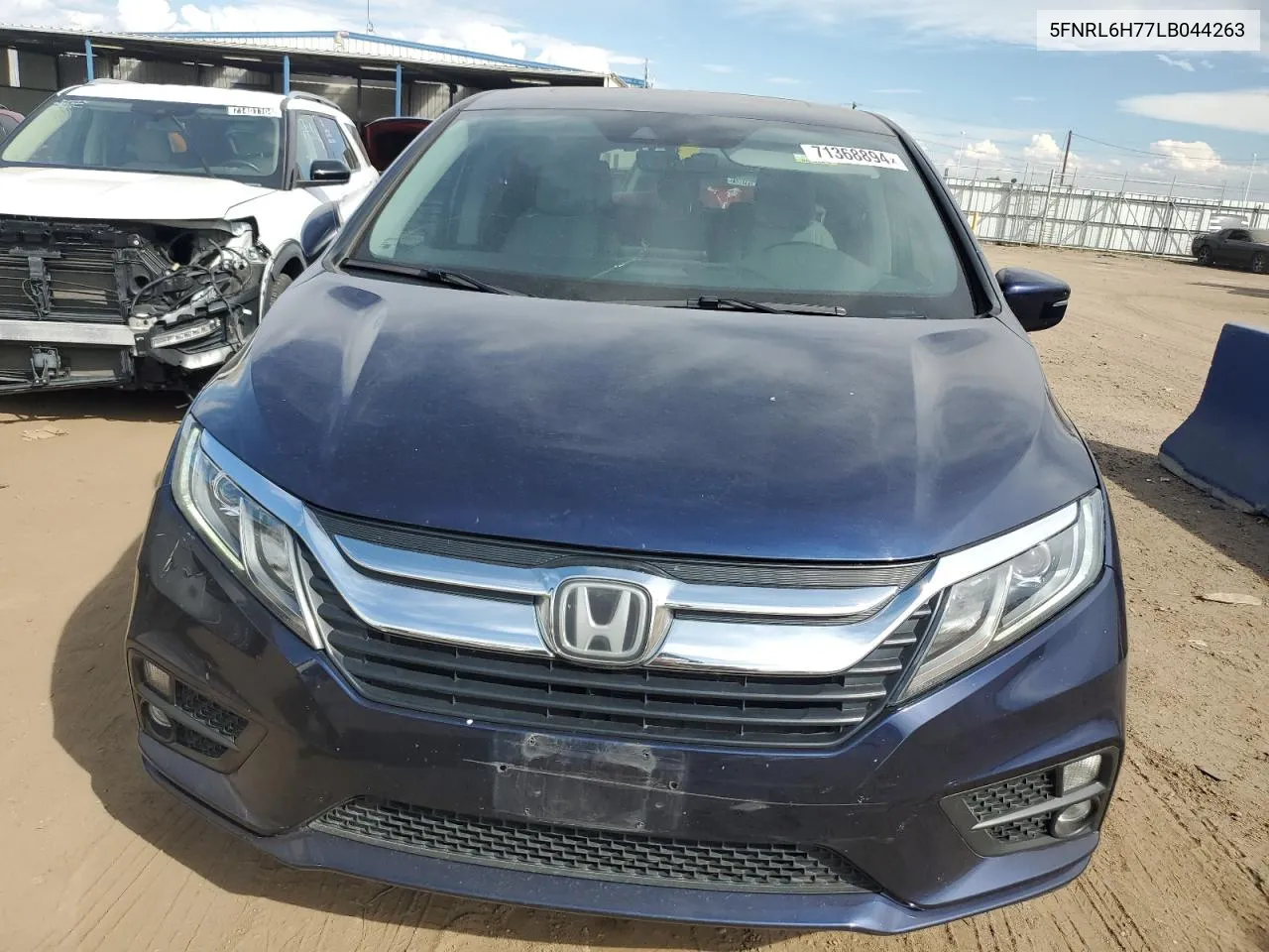 2020 Honda Odyssey Exl VIN: 5FNRL6H77LB044263 Lot: 71368894