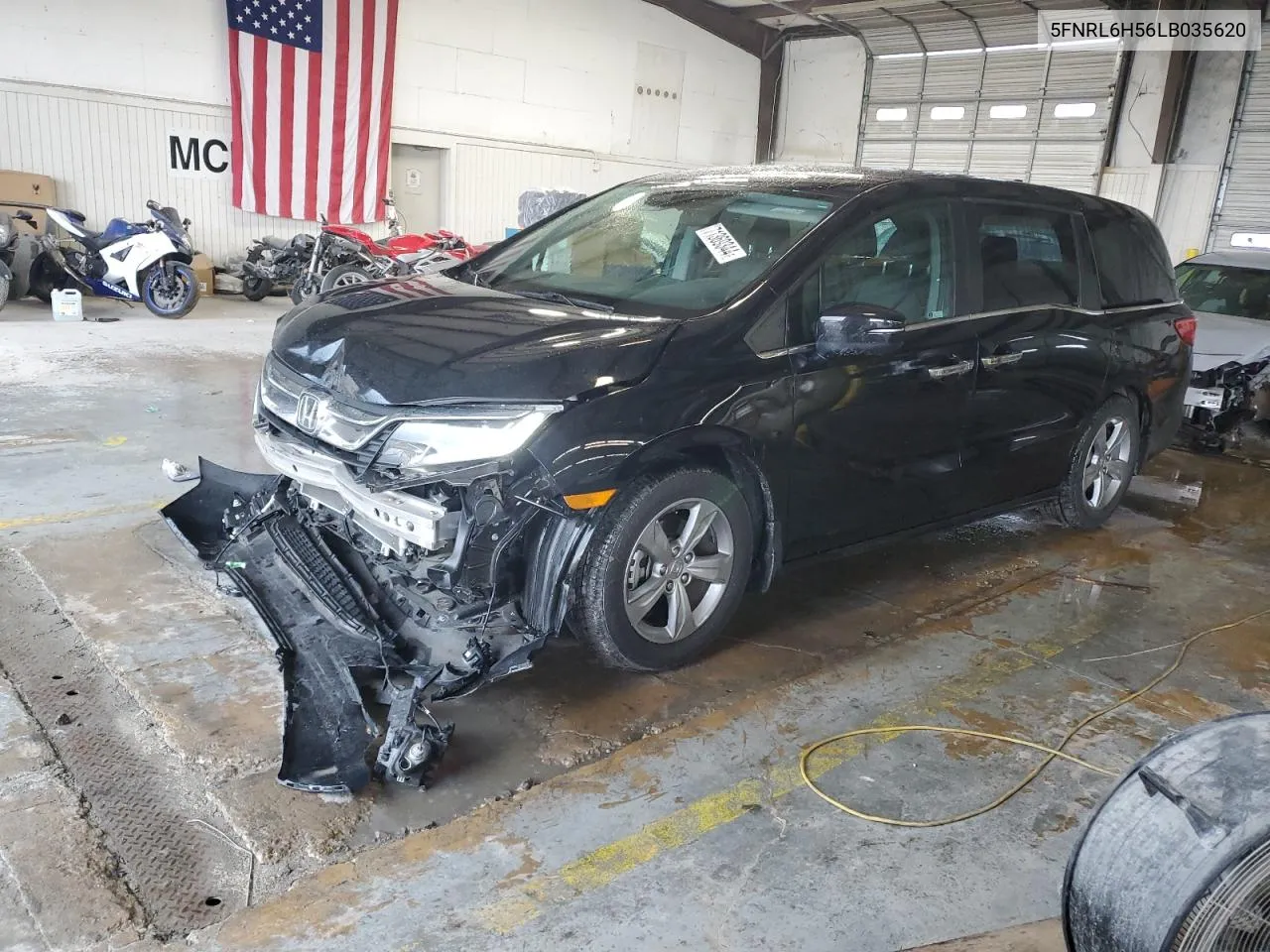 2020 Honda Odyssey Ex VIN: 5FNRL6H56LB035620 Lot: 71369344