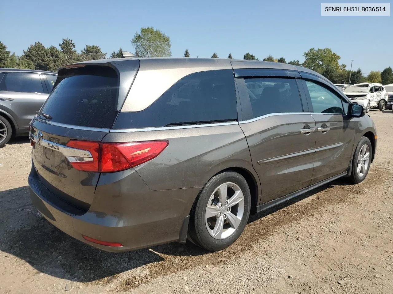 2020 Honda Odyssey Ex VIN: 5FNRL6H51LB036514 Lot: 71379884