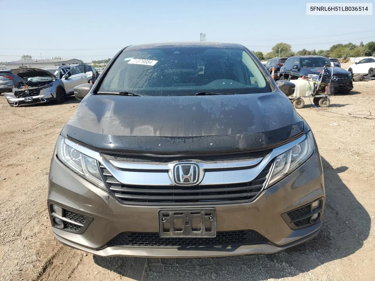 2020 Honda Odyssey Ex VIN: 5FNRL6H51LB036514 Lot: 71379884