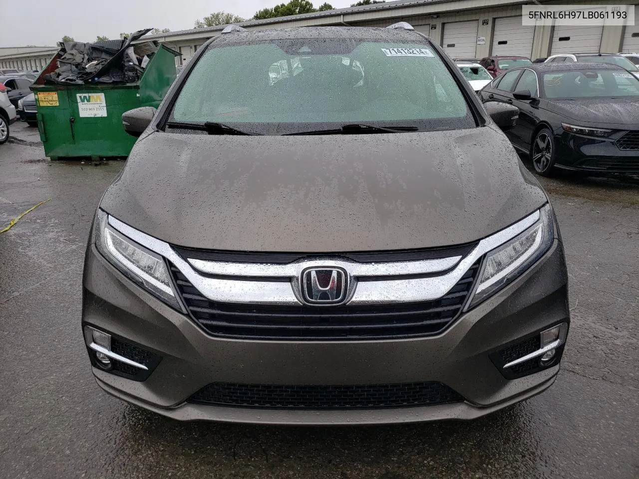 2020 Honda Odyssey Elite VIN: 5FNRL6H97LB061193 Lot: 71413214