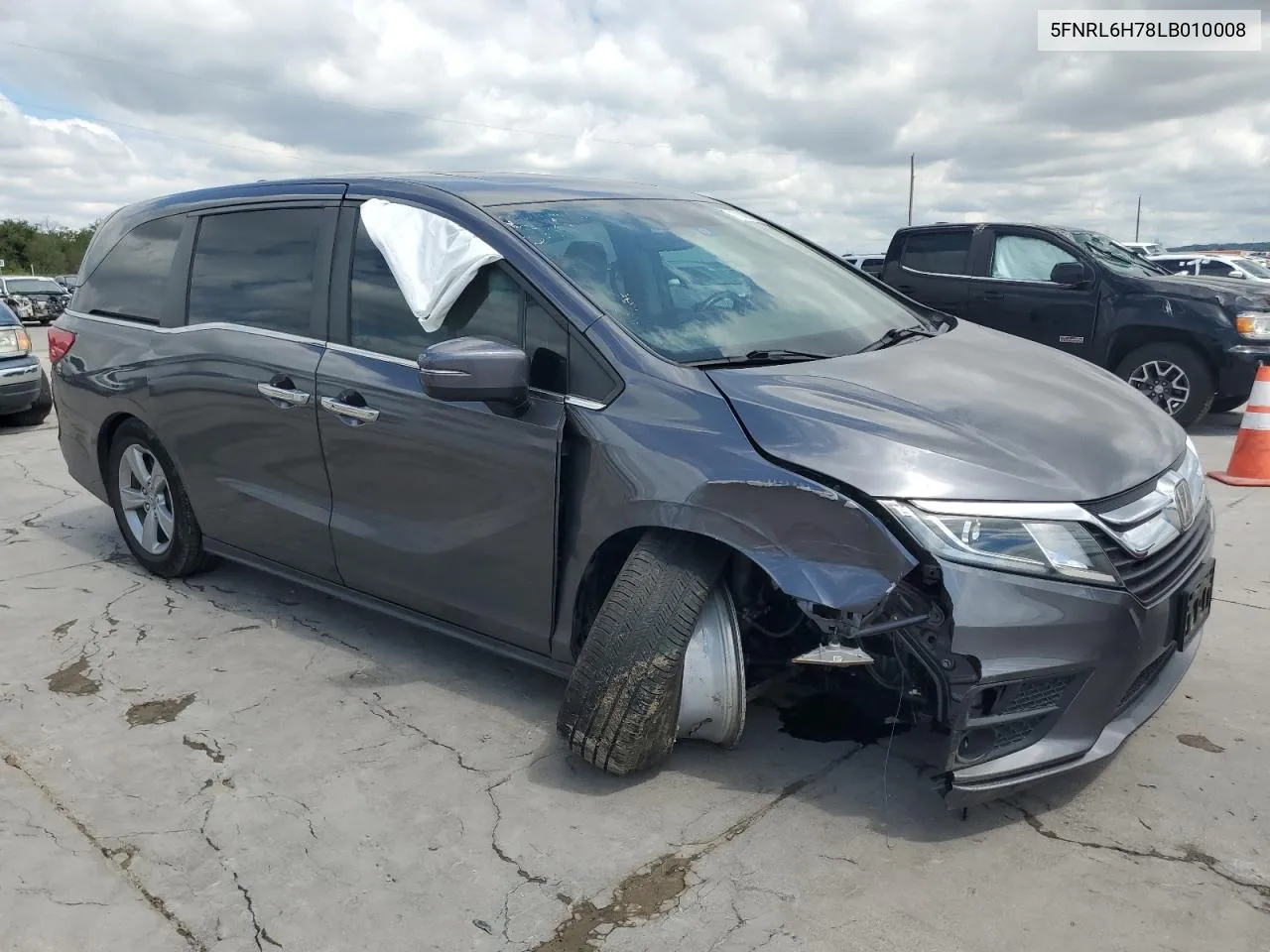 5FNRL6H78LB010008 2020 Honda Odyssey Exl