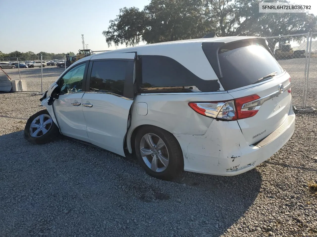 2020 Honda Odyssey Exl VIN: 5FNRL6H72LB036782 Lot: 71590304