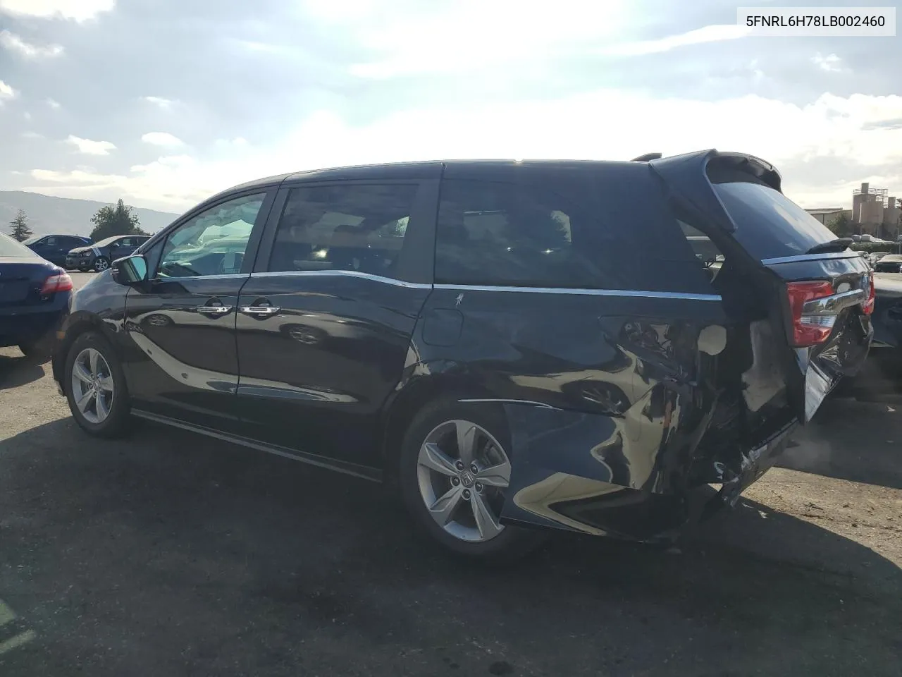 2020 Honda Odyssey Exl VIN: 5FNRL6H78LB002460 Lot: 71727314