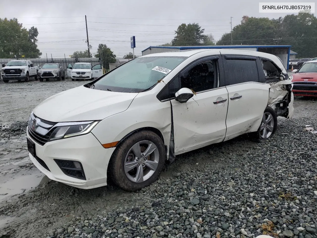 2020 Honda Odyssey Exl VIN: 5FNRL6H70JB057319 Lot: 72055134