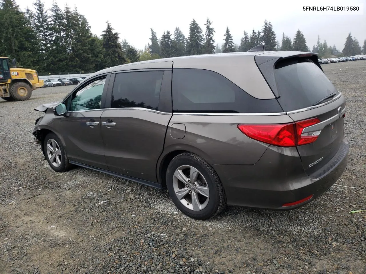 2020 Honda Odyssey Exl VIN: 5FNRL6H74LB019580 Lot: 72231374