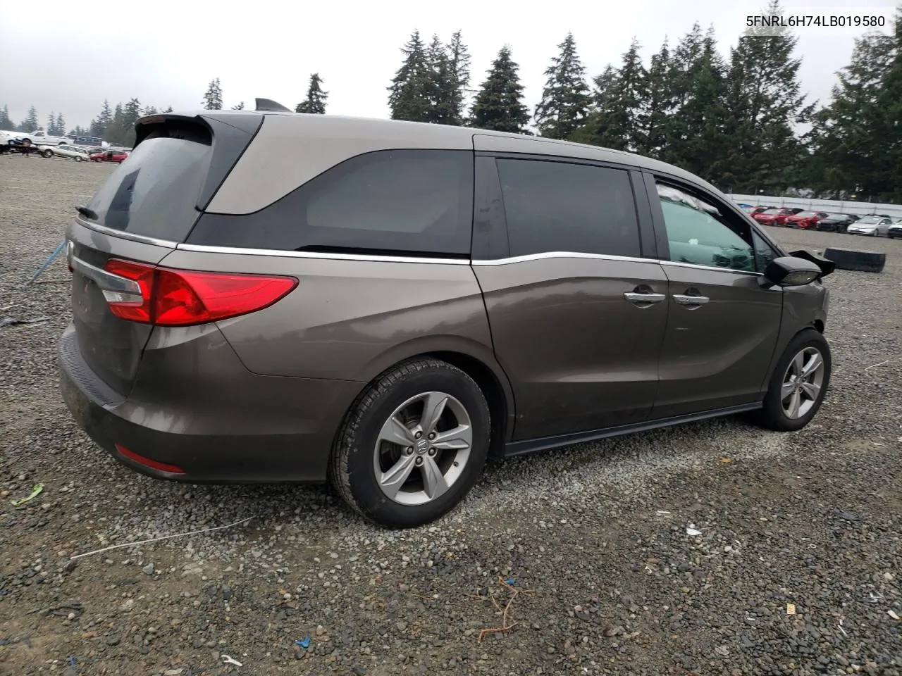 2020 Honda Odyssey Exl VIN: 5FNRL6H74LB019580 Lot: 72231374