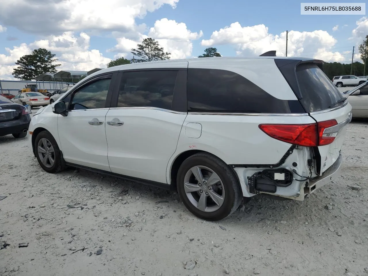 2020 Honda Odyssey Exl VIN: 5FNRL6H75LB035688 Lot: 72352454