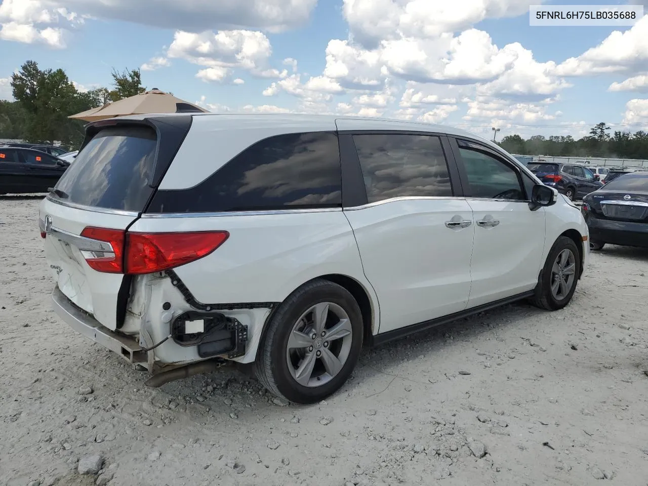 2020 Honda Odyssey Exl VIN: 5FNRL6H75LB035688 Lot: 72352454