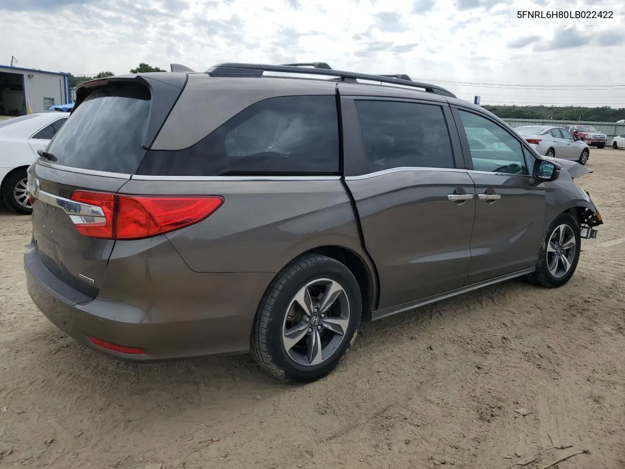 2020 Honda Odyssey Touring VIN: 5FNRL6H80LB022422 Lot: 72515944