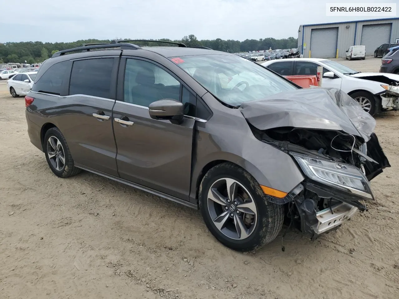 2020 Honda Odyssey Touring VIN: 5FNRL6H80LB022422 Lot: 72515944