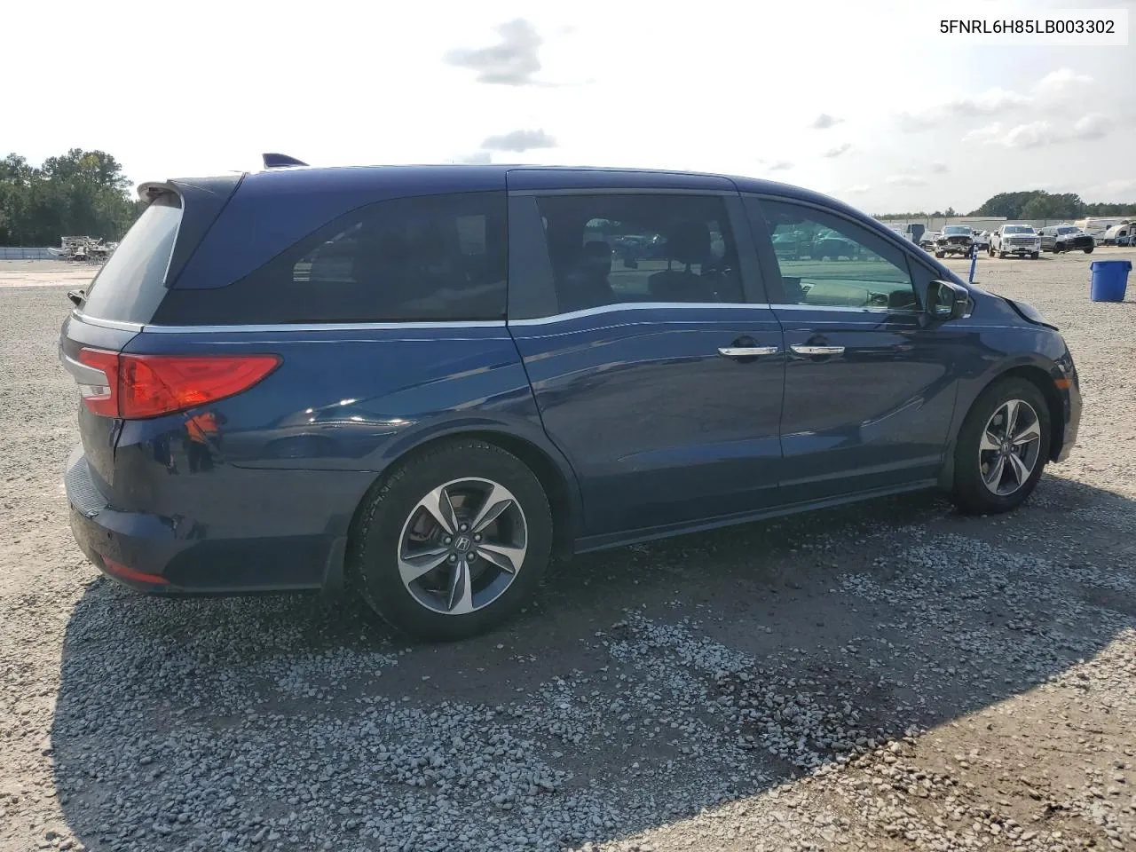 2020 Honda Odyssey Touring VIN: 5FNRL6H85LB003302 Lot: 72709924