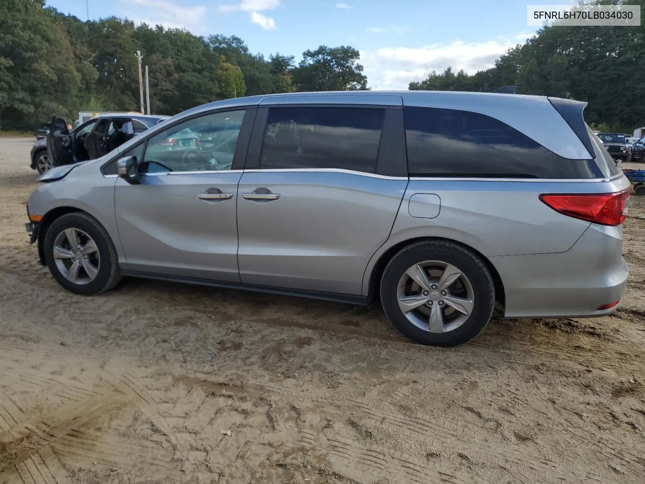 2020 Honda Odyssey Exl VIN: 5FNRL6H70LB034030 Lot: 72824224