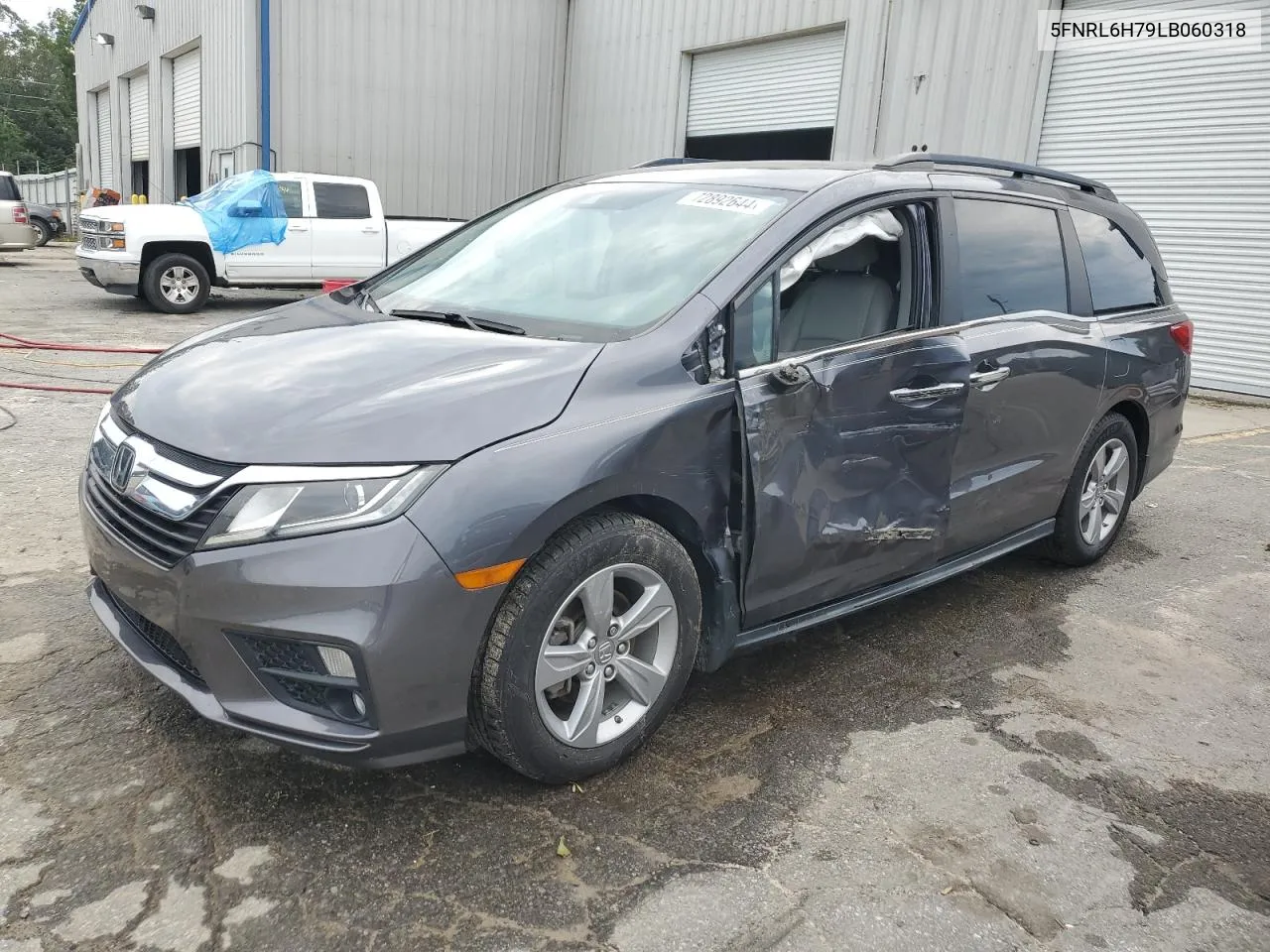 2020 Honda Odyssey Exl VIN: 5FNRL6H79LB060318 Lot: 72892644