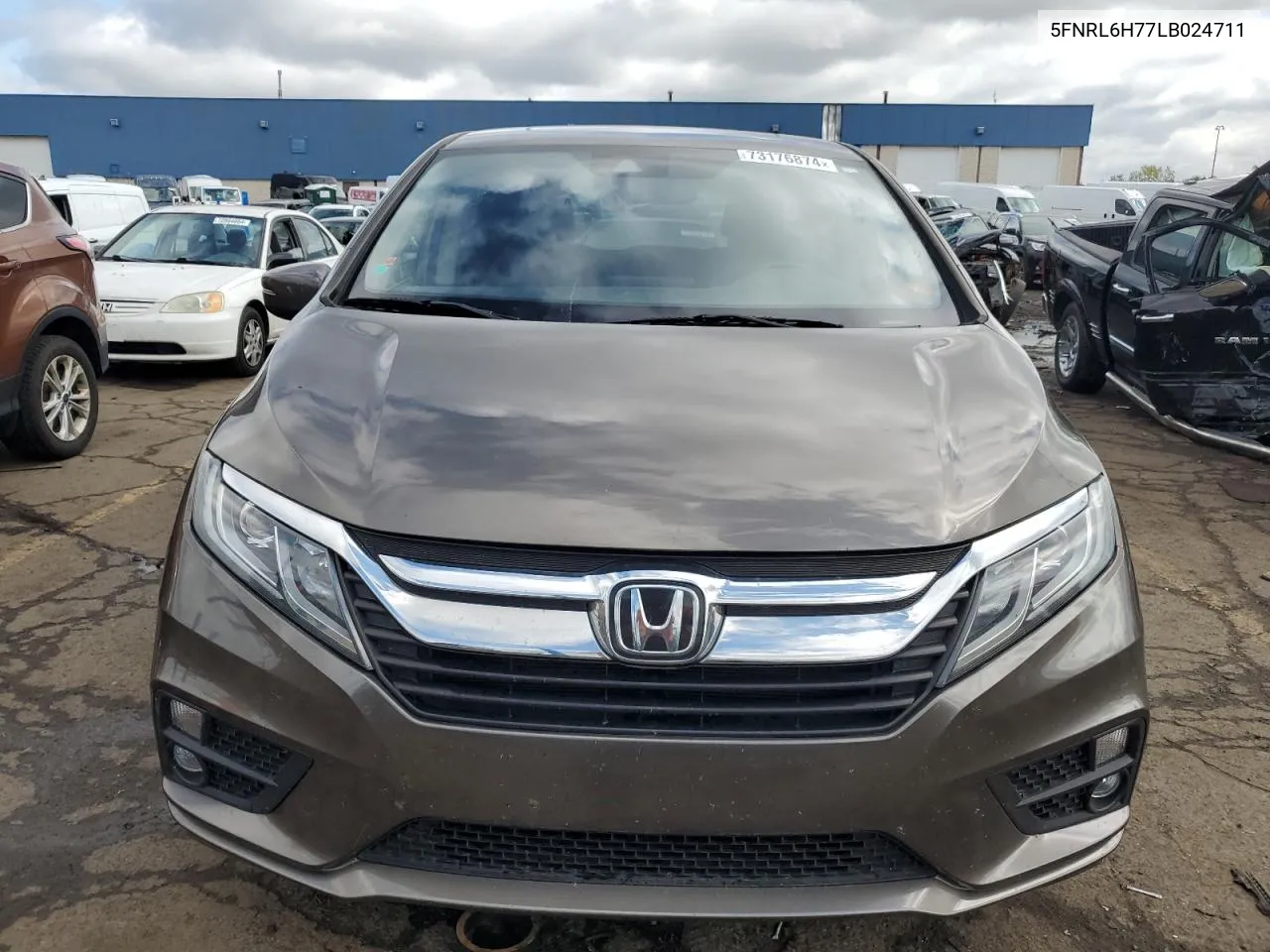 5FNRL6H77LB024711 2020 Honda Odyssey Exl