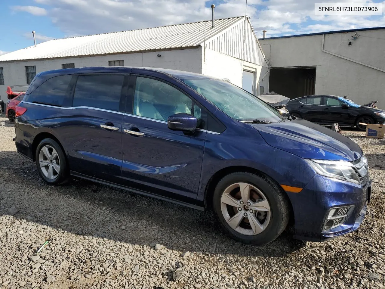 2020 Honda Odyssey Exl VIN: 5FNRL6H73LB073906 Lot: 74199794