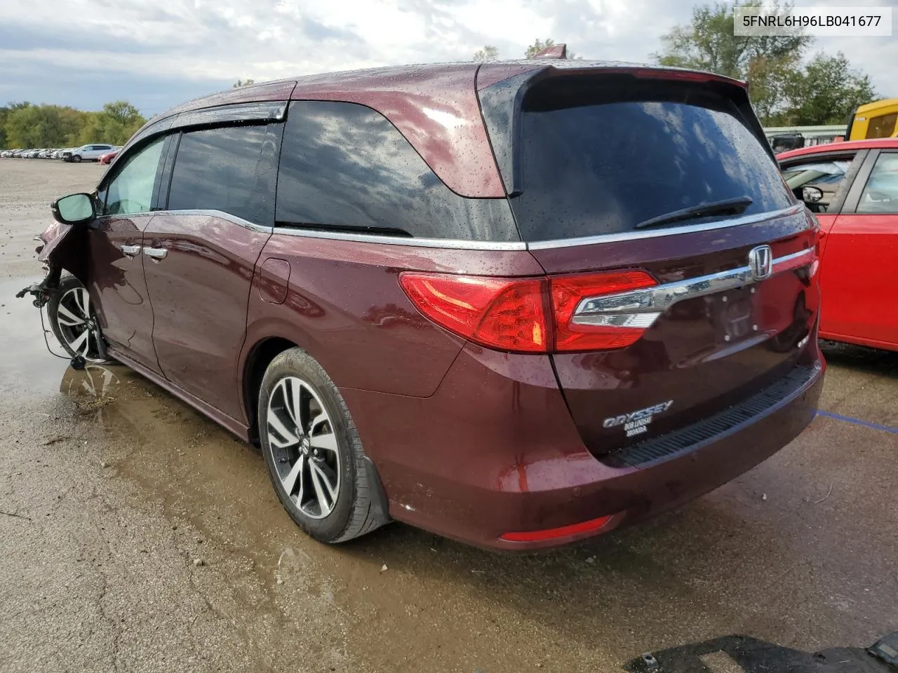 2020 Honda Odyssey Elite VIN: 5FNRL6H96LB041677 Lot: 74690864