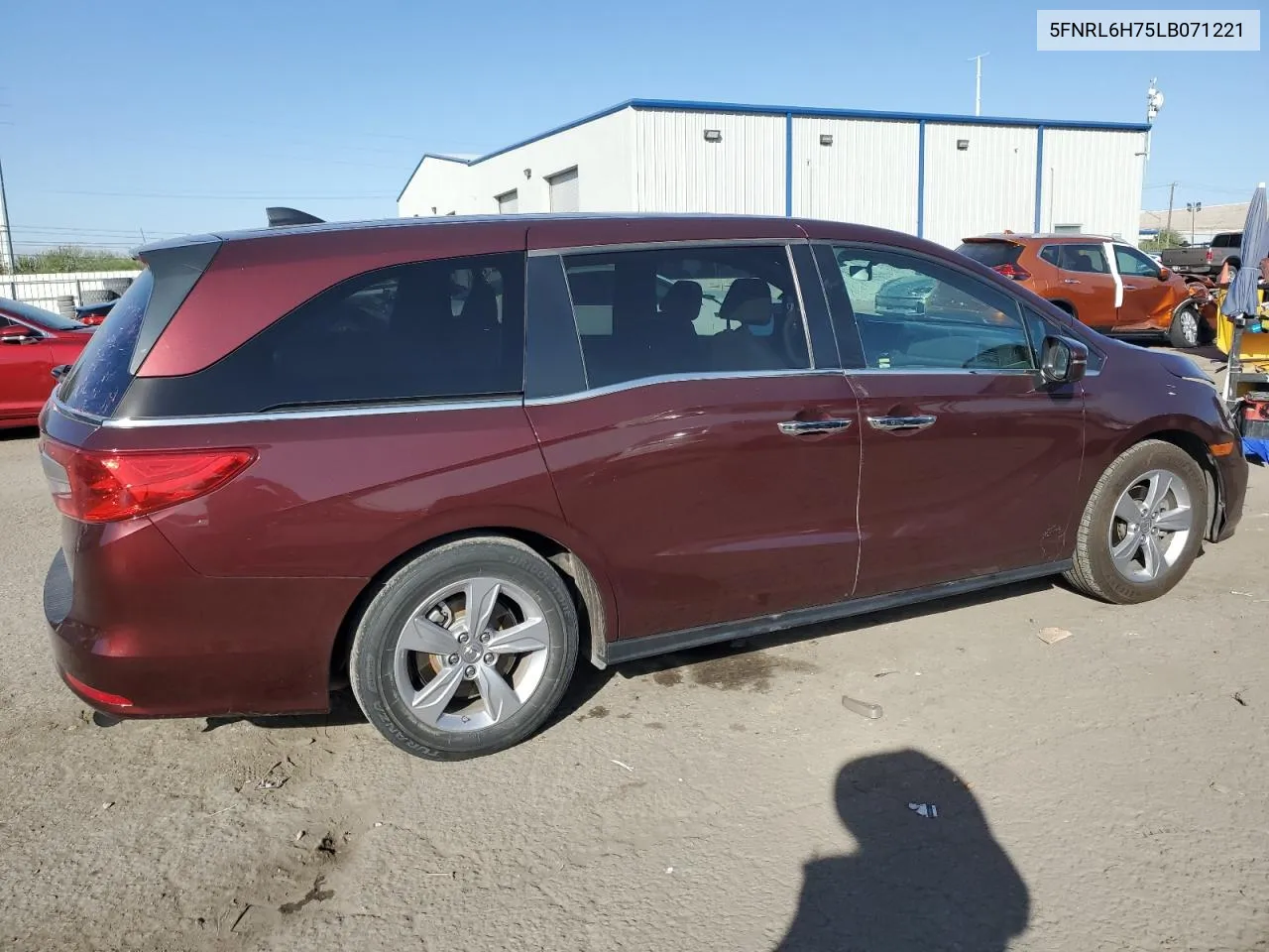 2020 Honda Odyssey Exl VIN: 5FNRL6H75LB071221 Lot: 76722714