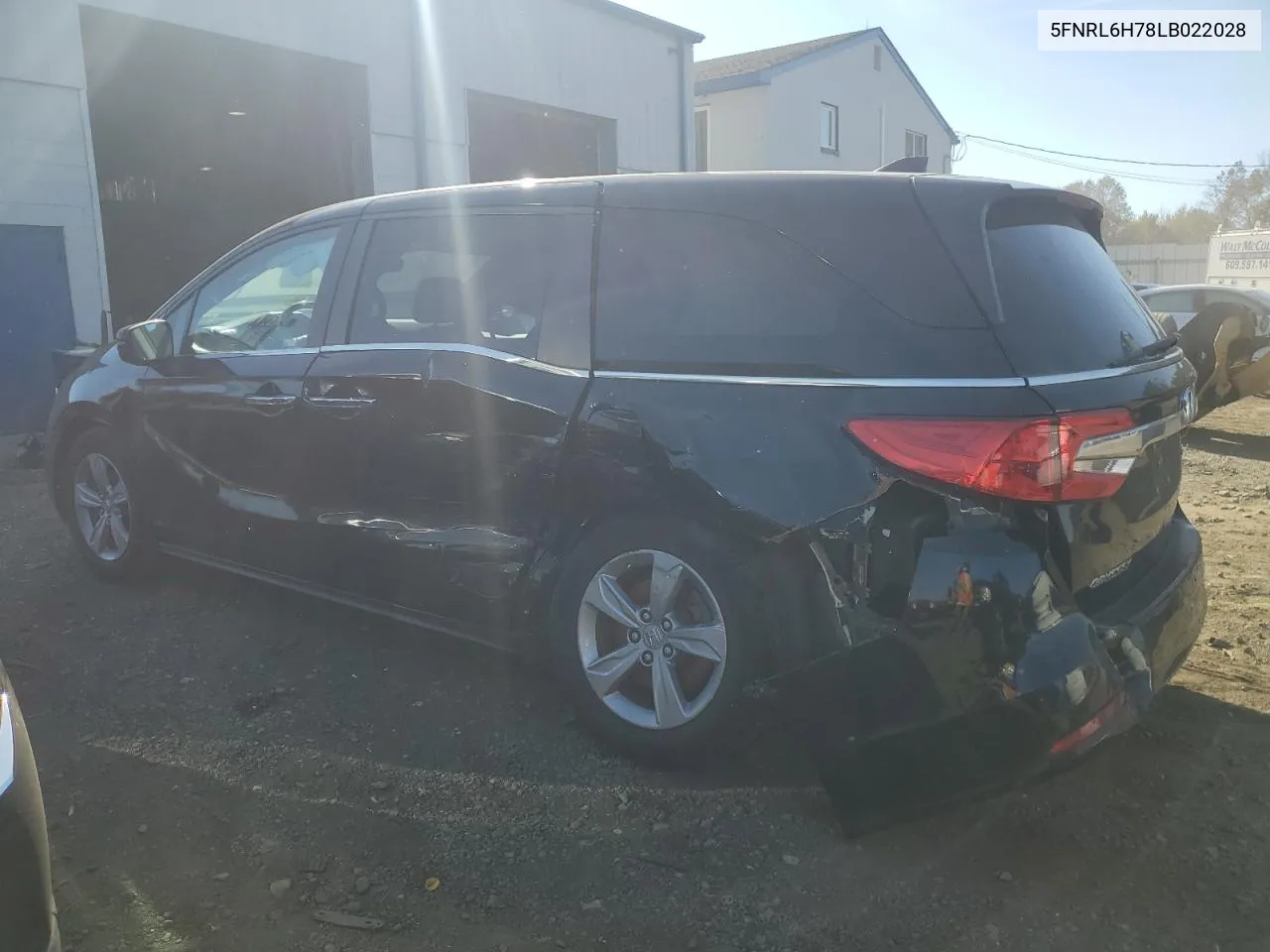 2020 Honda Odyssey Exl VIN: 5FNRL6H78LB022028 Lot: 77021694