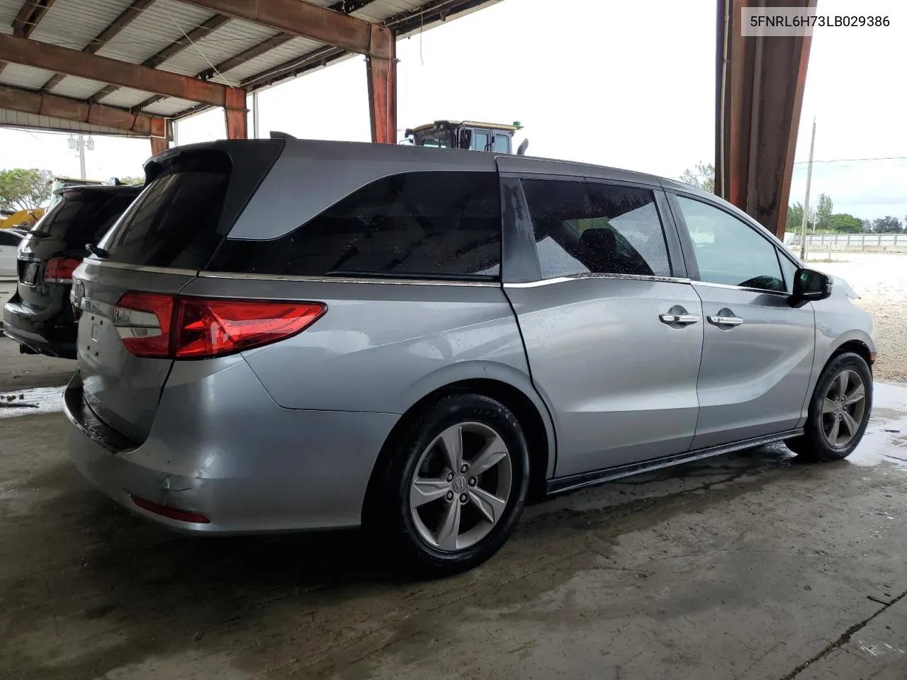 2020 Honda Odyssey Exl VIN: 5FNRL6H73LB029386 Lot: 77823044