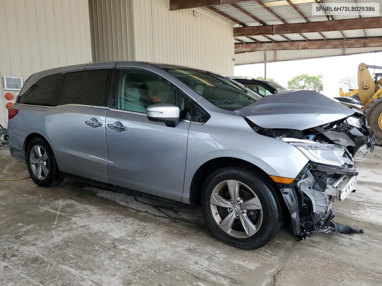 2020 Honda Odyssey Exl VIN: 5FNRL6H73LB029386 Lot: 77823044