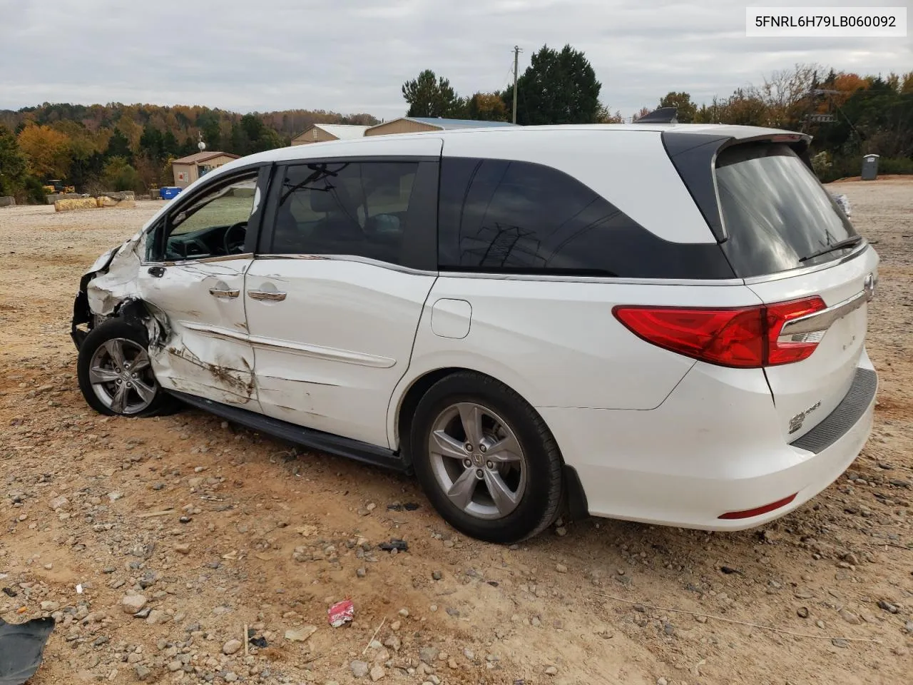 2020 Honda Odyssey Exl VIN: 5FNRL6H79LB060092 Lot: 78515564