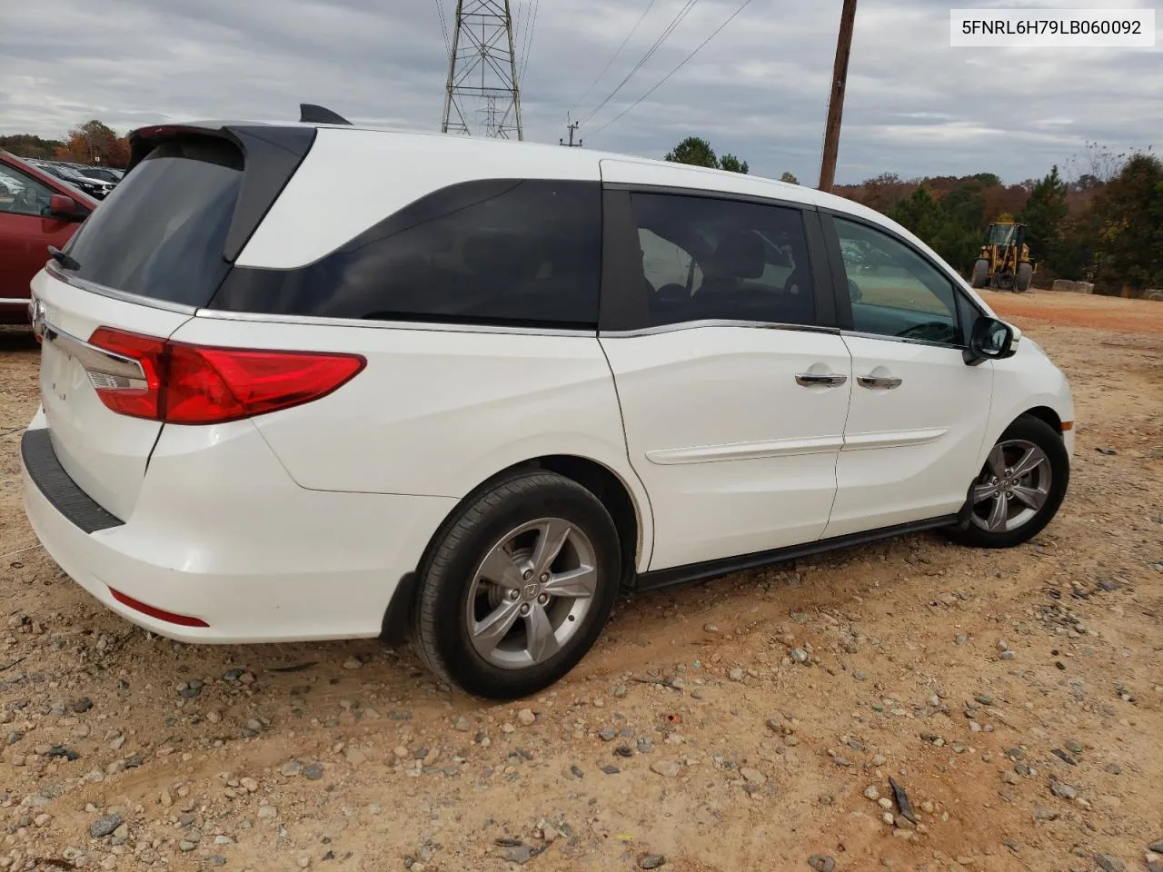 2020 Honda Odyssey Exl VIN: 5FNRL6H79LB060092 Lot: 78515564