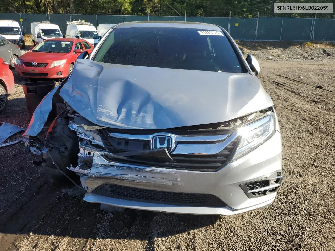 2020 Honda Odyssey Elite VIN: 5FNRL6H96LB022059 Lot: 79285724