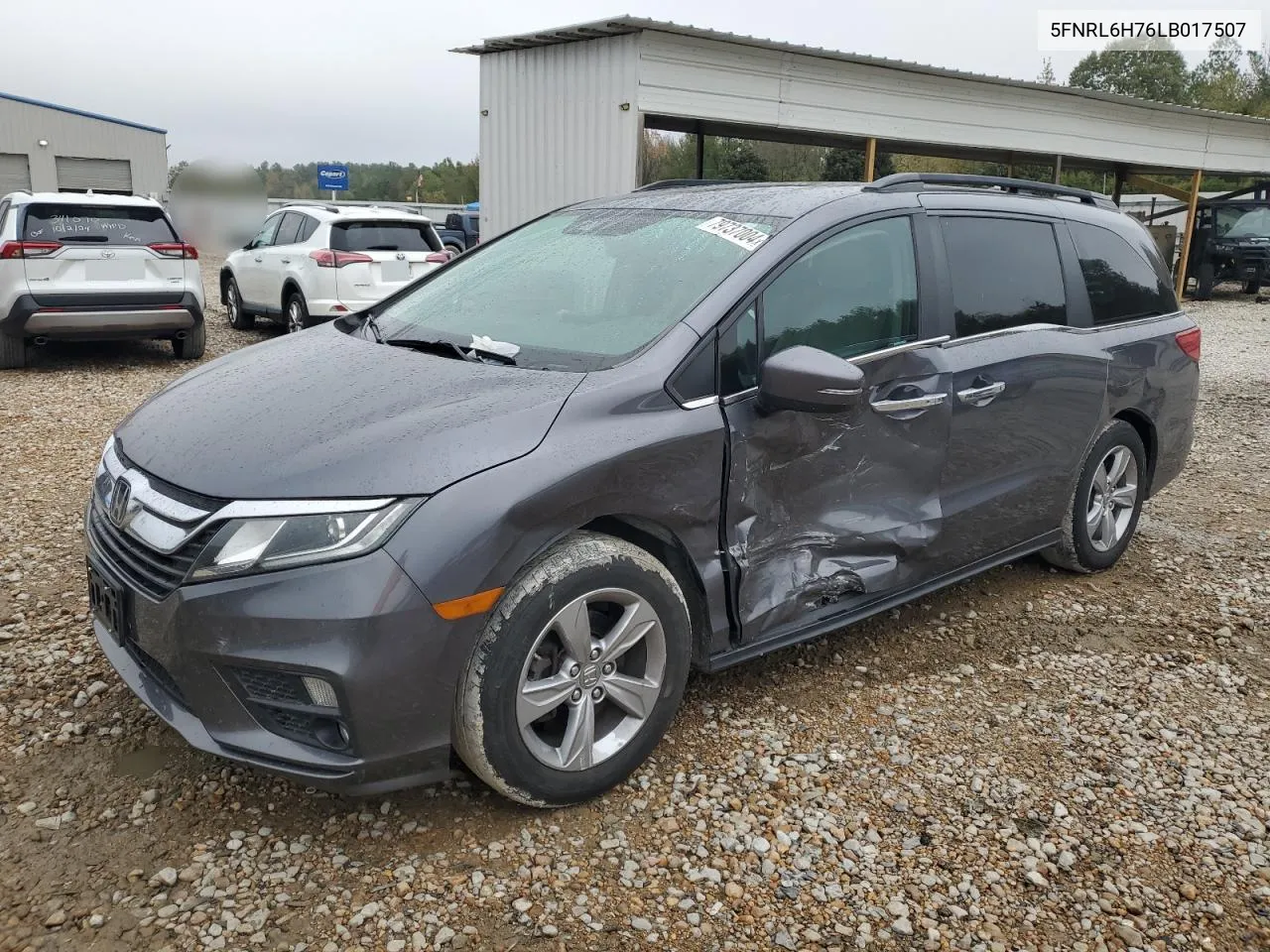 2020 Honda Odyssey Exl VIN: 5FNRL6H76LB017507 Lot: 79737004