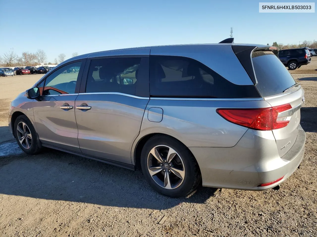 2020 Honda Odyssey Ex VIN: 5FNRL6H4XLB503033 Lot: 79949874