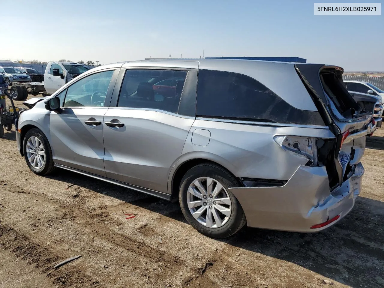 2020 Honda Odyssey Lx VIN: 5FNRL6H2XLB025971 Lot: 80063574