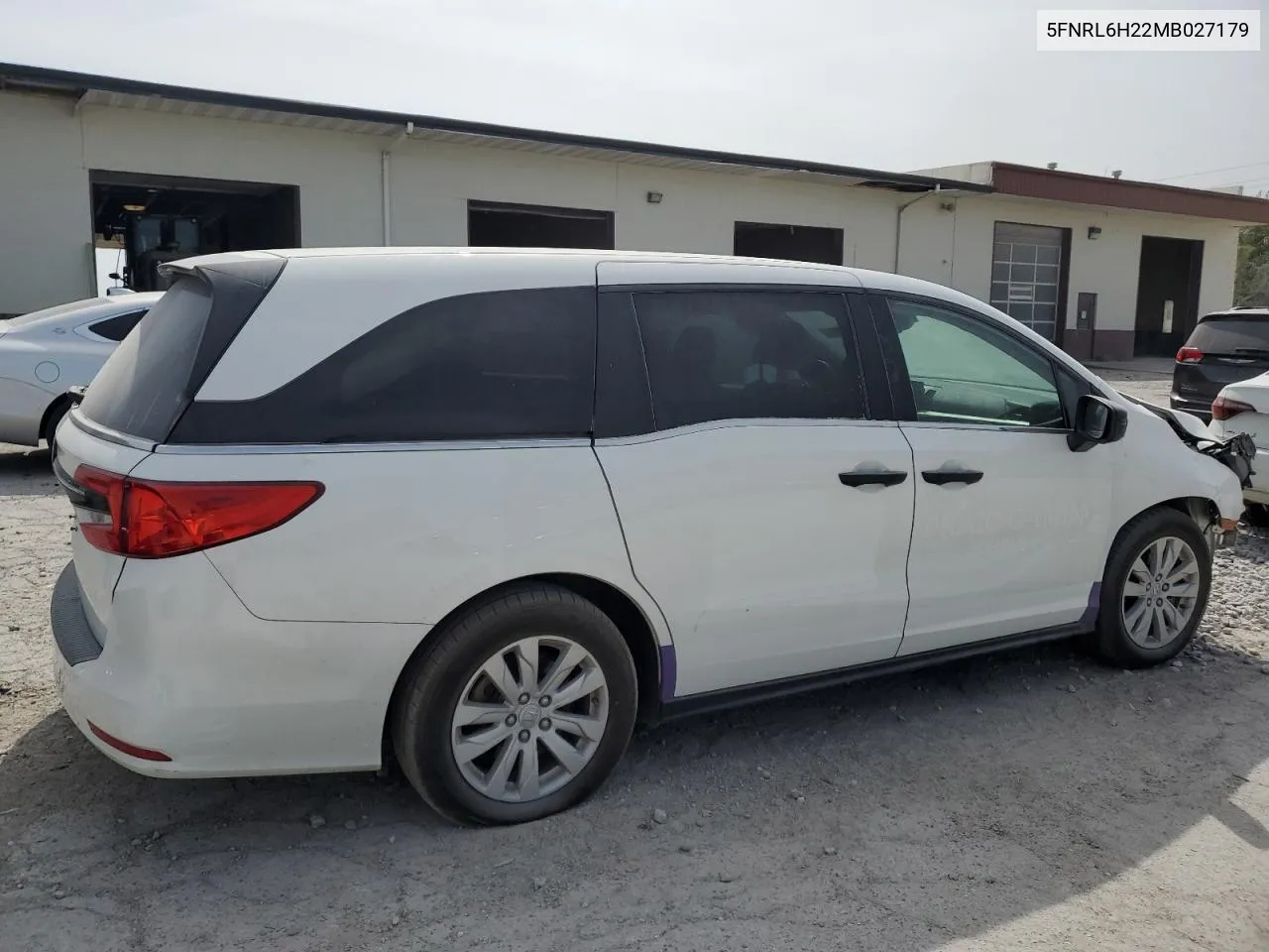 5FNRL6H22MB027179 2021 Honda Odyssey Lx