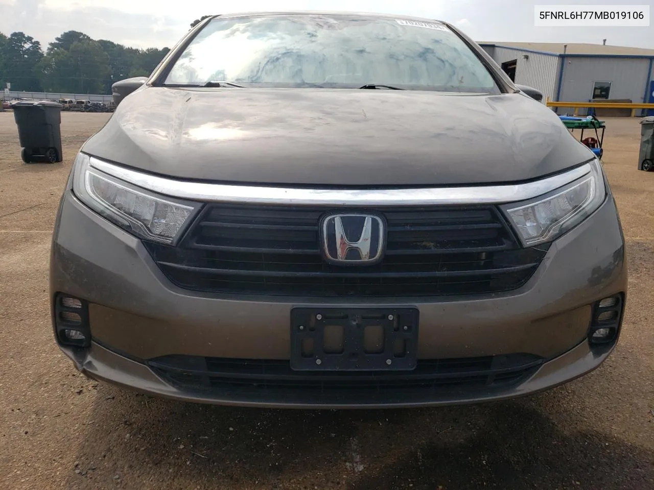 2021 Honda Odyssey Exl VIN: 5FNRL6H77MB019106 Lot: 70207934