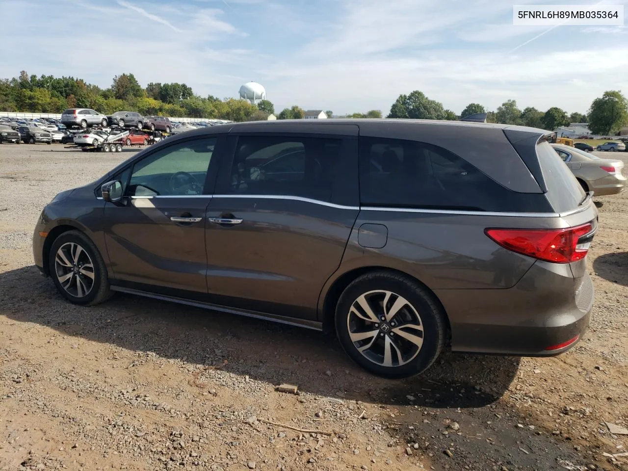 2021 Honda Odyssey Touring VIN: 5FNRL6H89MB035364 Lot: 71937224