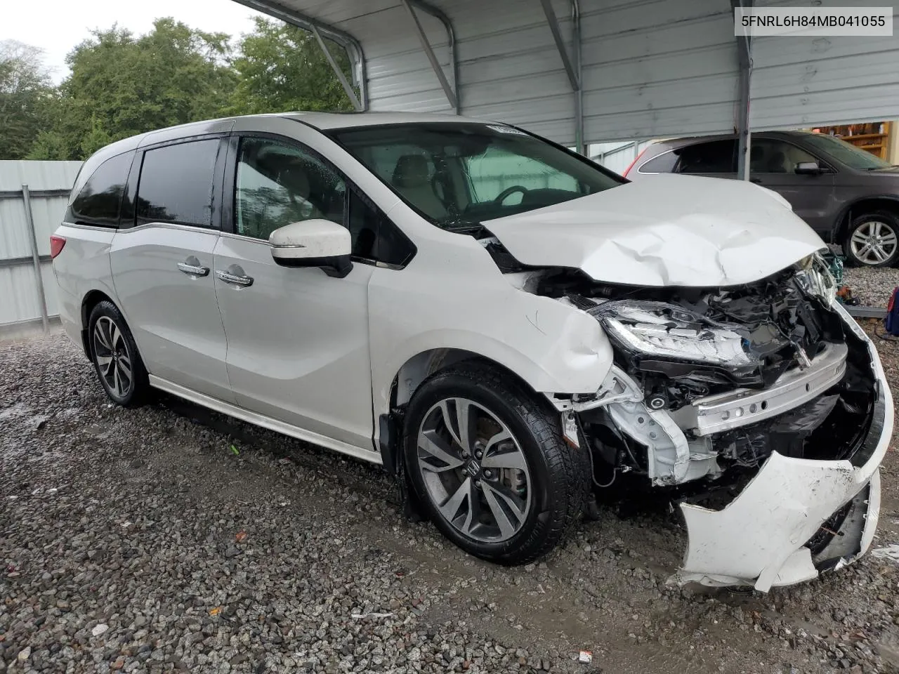 2021 Honda Odyssey Touring VIN: 5FNRL6H84MB041055 Lot: 72160964