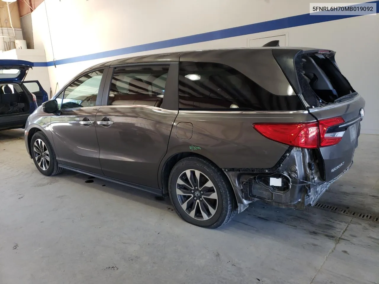 2021 Honda Odyssey Exl VIN: 5FNRL6H70MB019092 Lot: 73362254