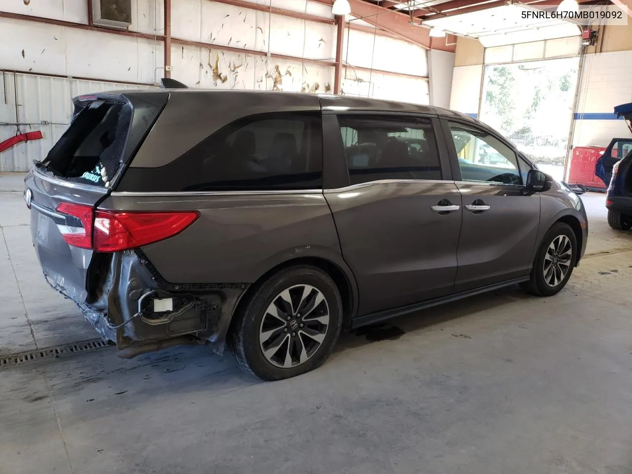 2021 Honda Odyssey Exl VIN: 5FNRL6H70MB019092 Lot: 73362254