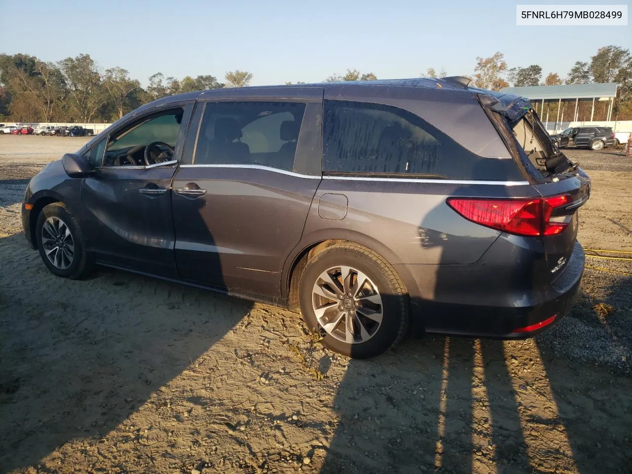 2021 Honda Odyssey Exl VIN: 5FNRL6H79MB028499 Lot: 73854754