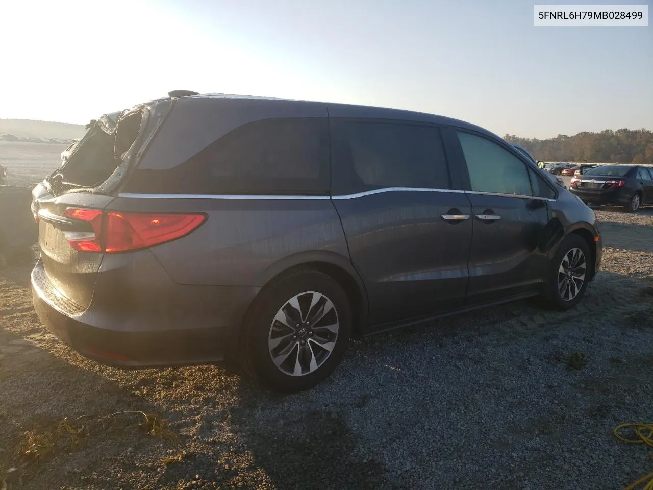 2021 Honda Odyssey Exl VIN: 5FNRL6H79MB028499 Lot: 73854754