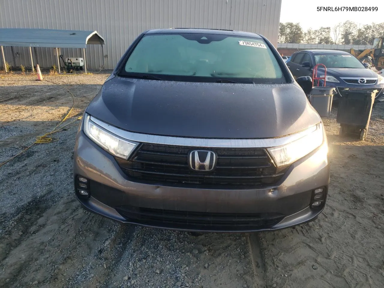 2021 Honda Odyssey Exl VIN: 5FNRL6H79MB028499 Lot: 73854754