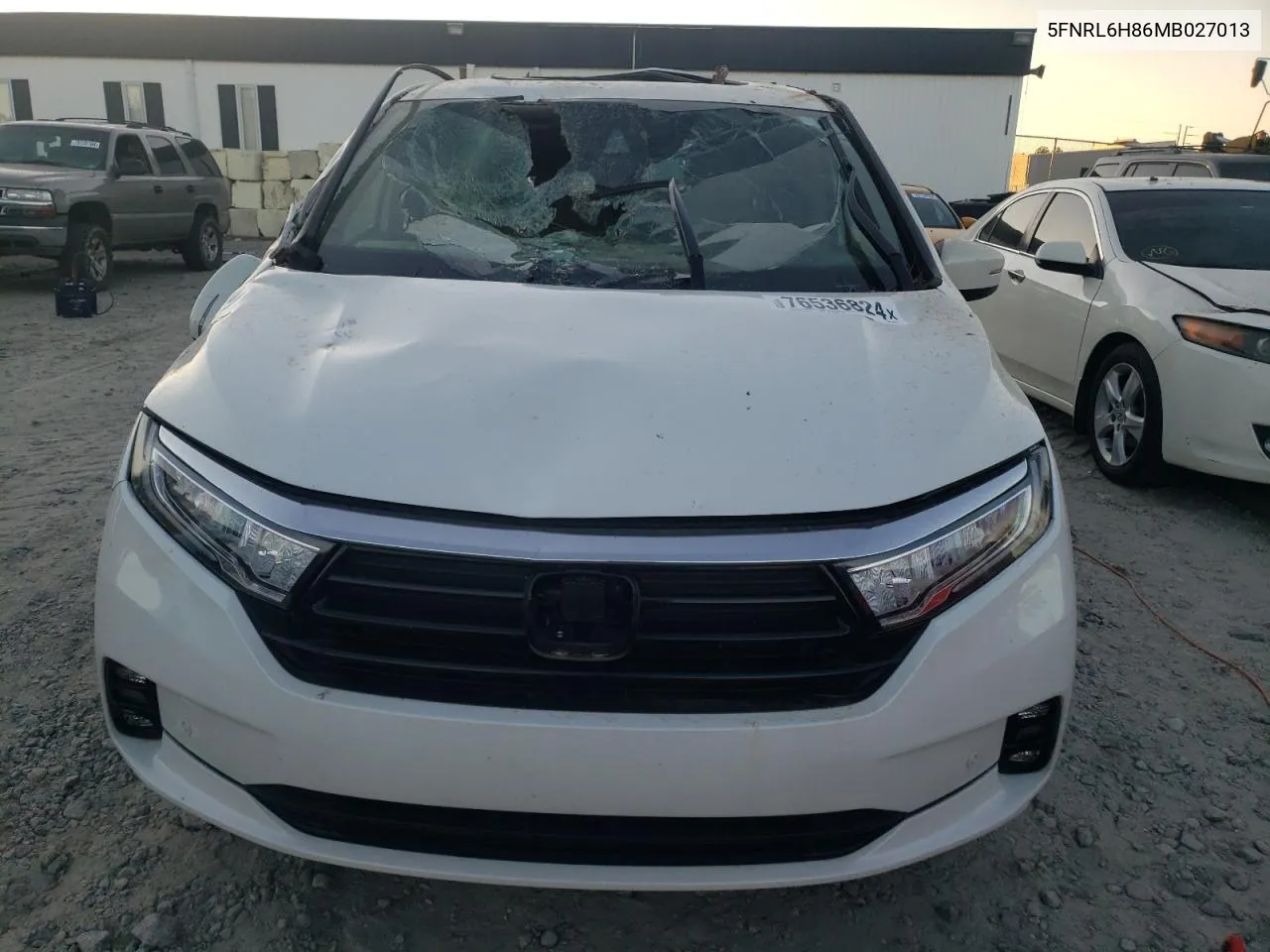 2021 Honda Odyssey Touring VIN: 5FNRL6H86MB027013 Lot: 76536824