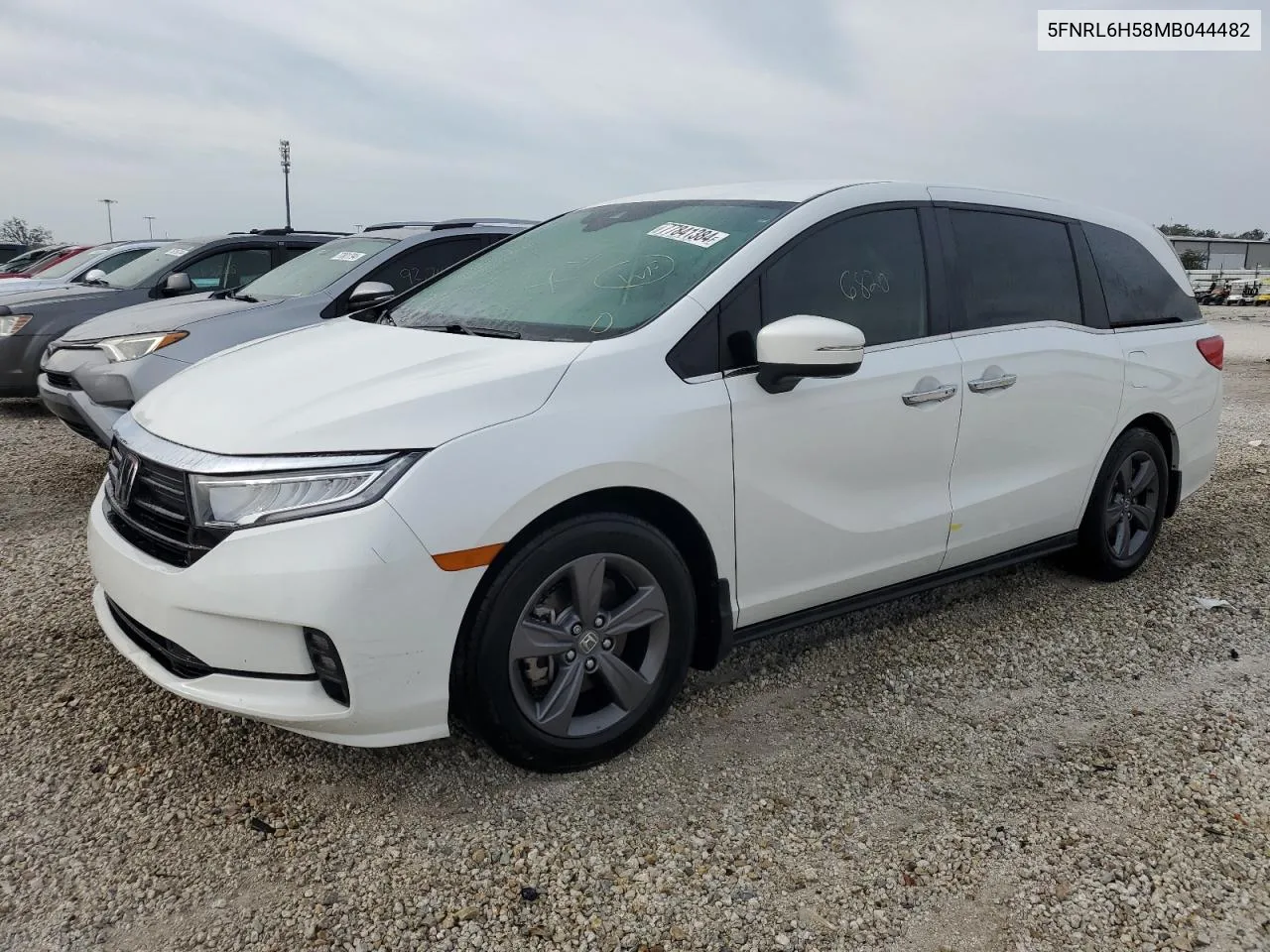 2021 Honda Odyssey Ex VIN: 5FNRL6H58MB044482 Lot: 77841384