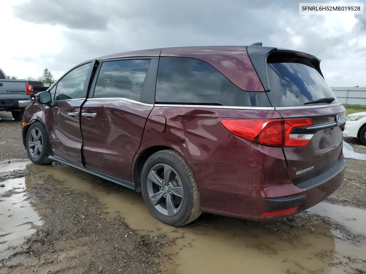 2021 Honda Odyssey Ex VIN: 5FNRL6H52MB019528 Lot: 78954344